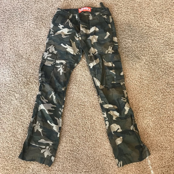 superdry military cargo pants